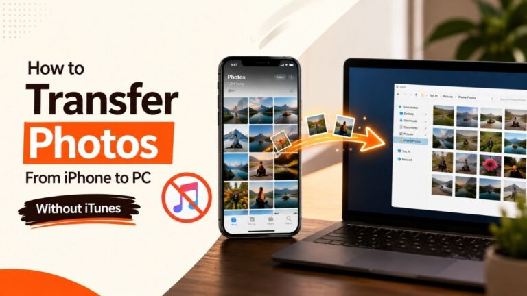 How to Transfer Photos From iPhone to PC Without iTunes