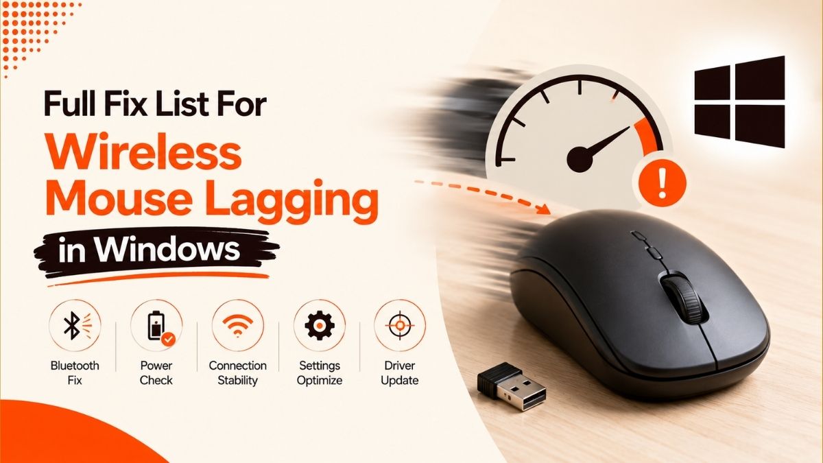Wireless Mouse Lag Fix in Windows