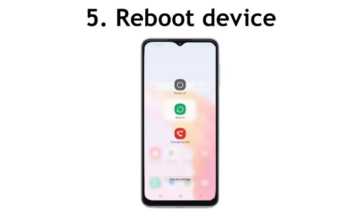 Restarting Android phone to fix charging software glitch