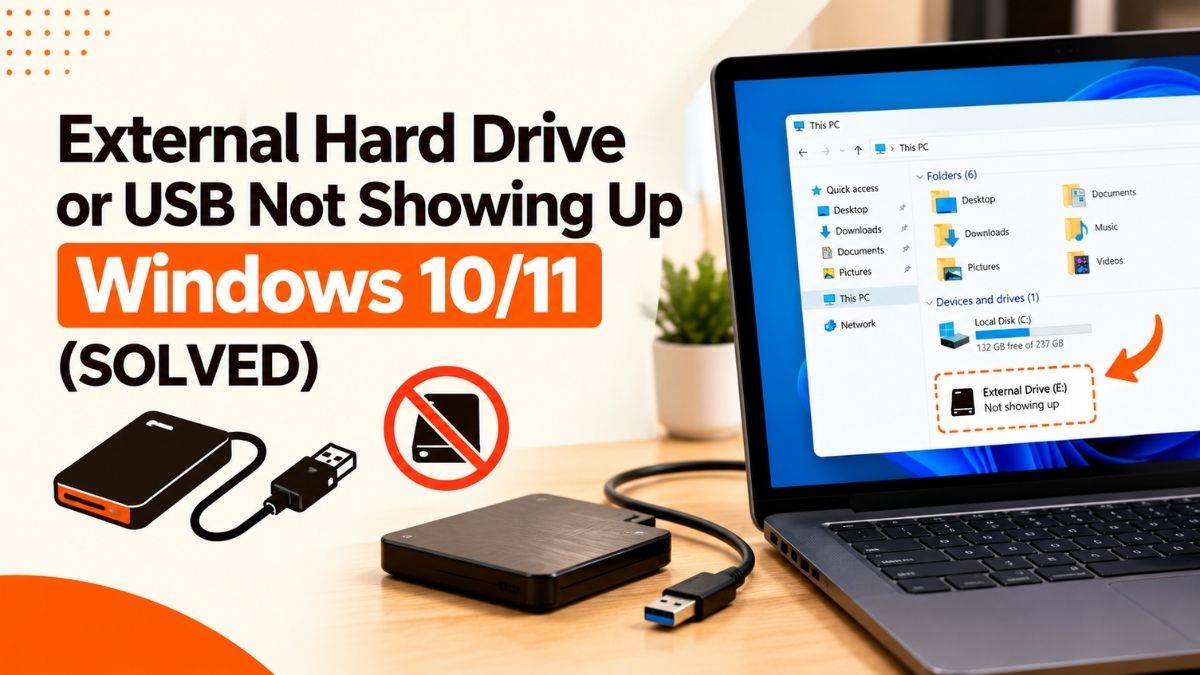 External Hard Drive Not Showing in Disk Management? Here’s How to Fix It