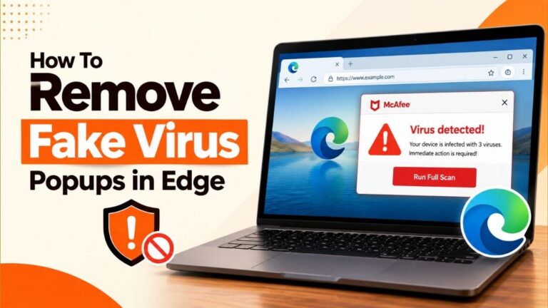 Remove Fake Virus Popups in Edge