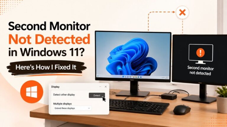 Windows 11 Second Monitor Fix